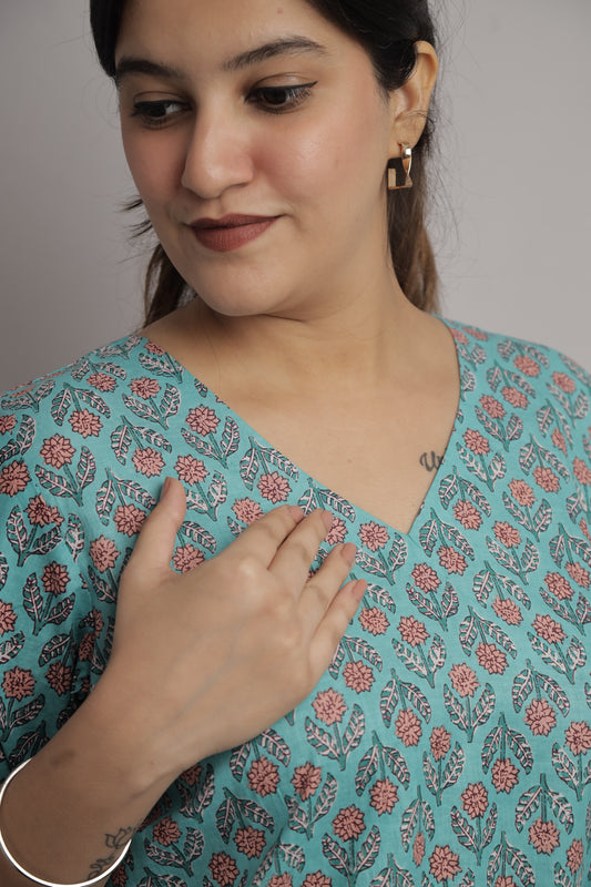 Floral Mint Co-ord Set