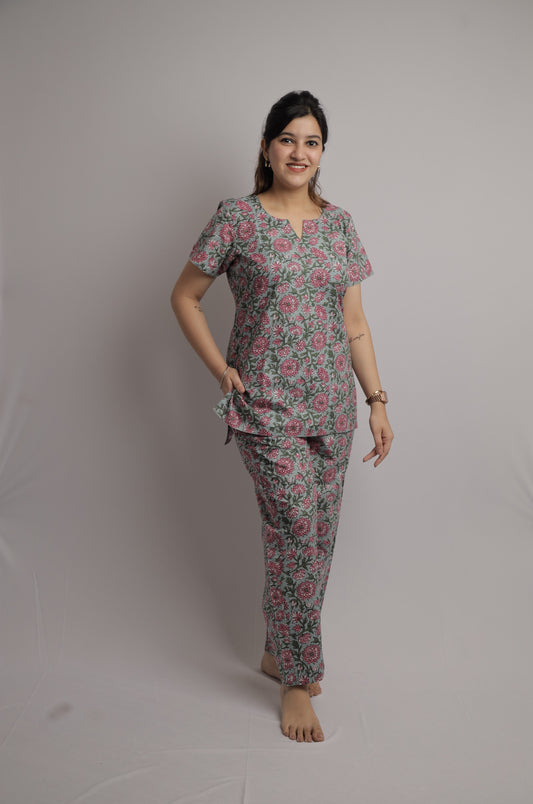 Floral Weave Co-ord Set