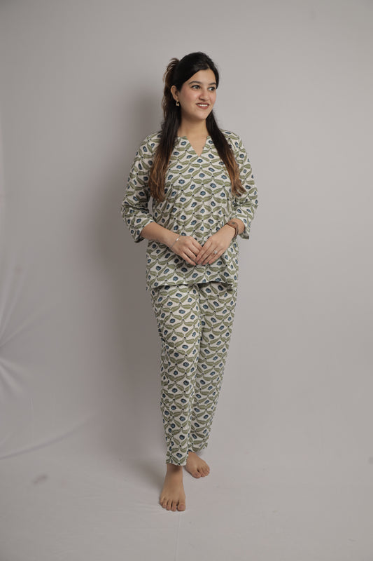 Lotus Floral Co-ord Set