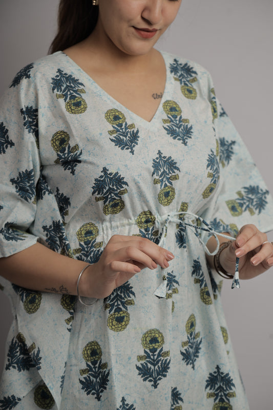 Petal Grove Kaftan Co-ord Set