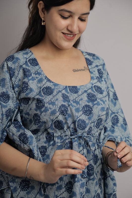 Abstract Floral Kaftan Co-ord Set