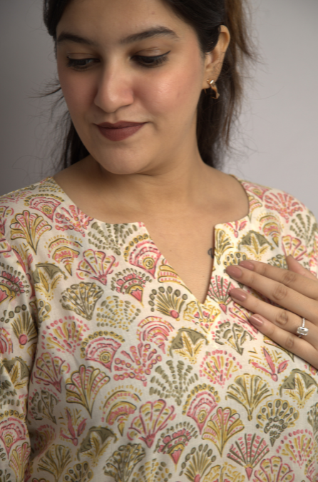 Shell Print Co-ord Set