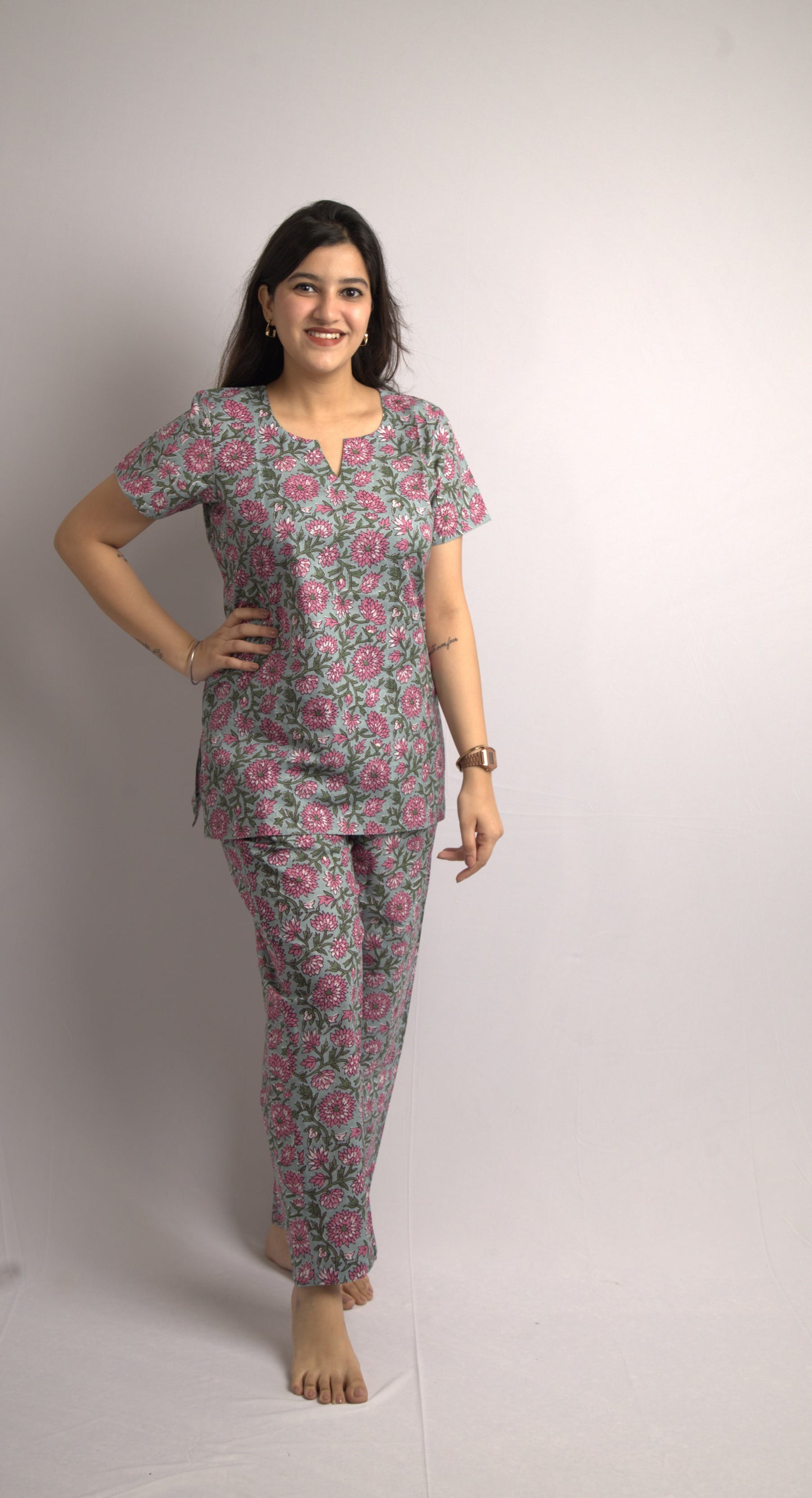 Floral Weave Co-ord Set