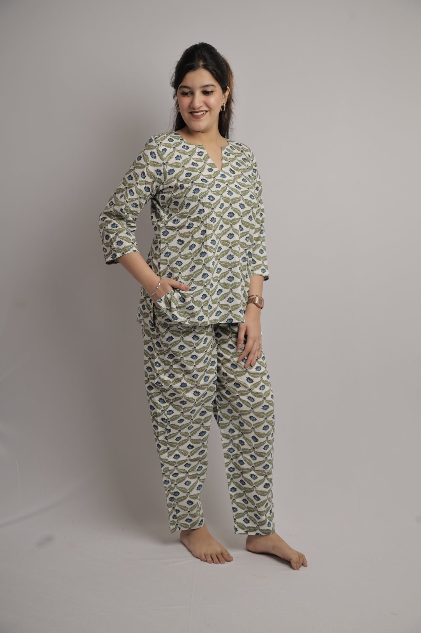 Lotus Floral Co-ord Set