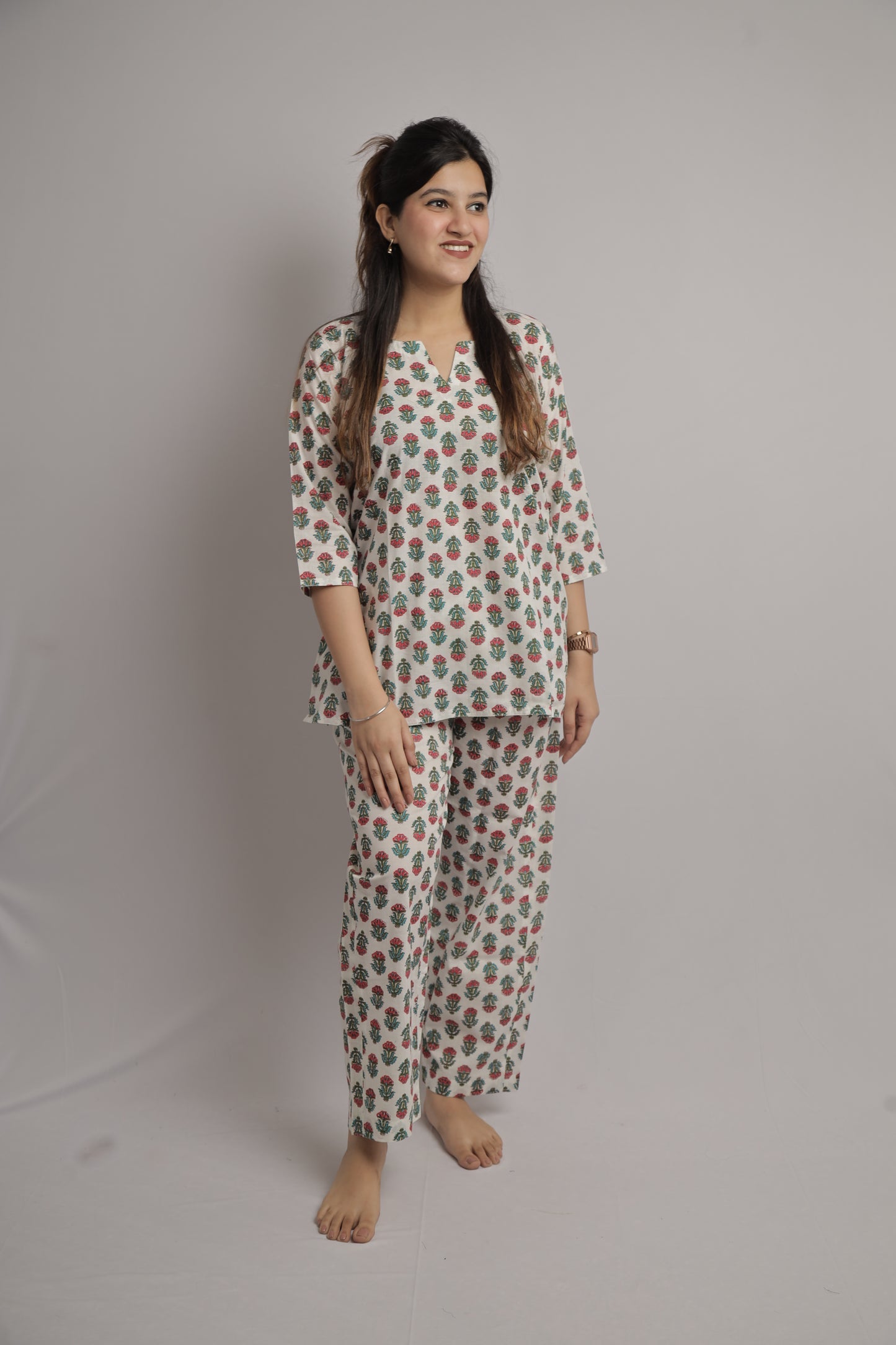 Pink Floral Co-ord Set