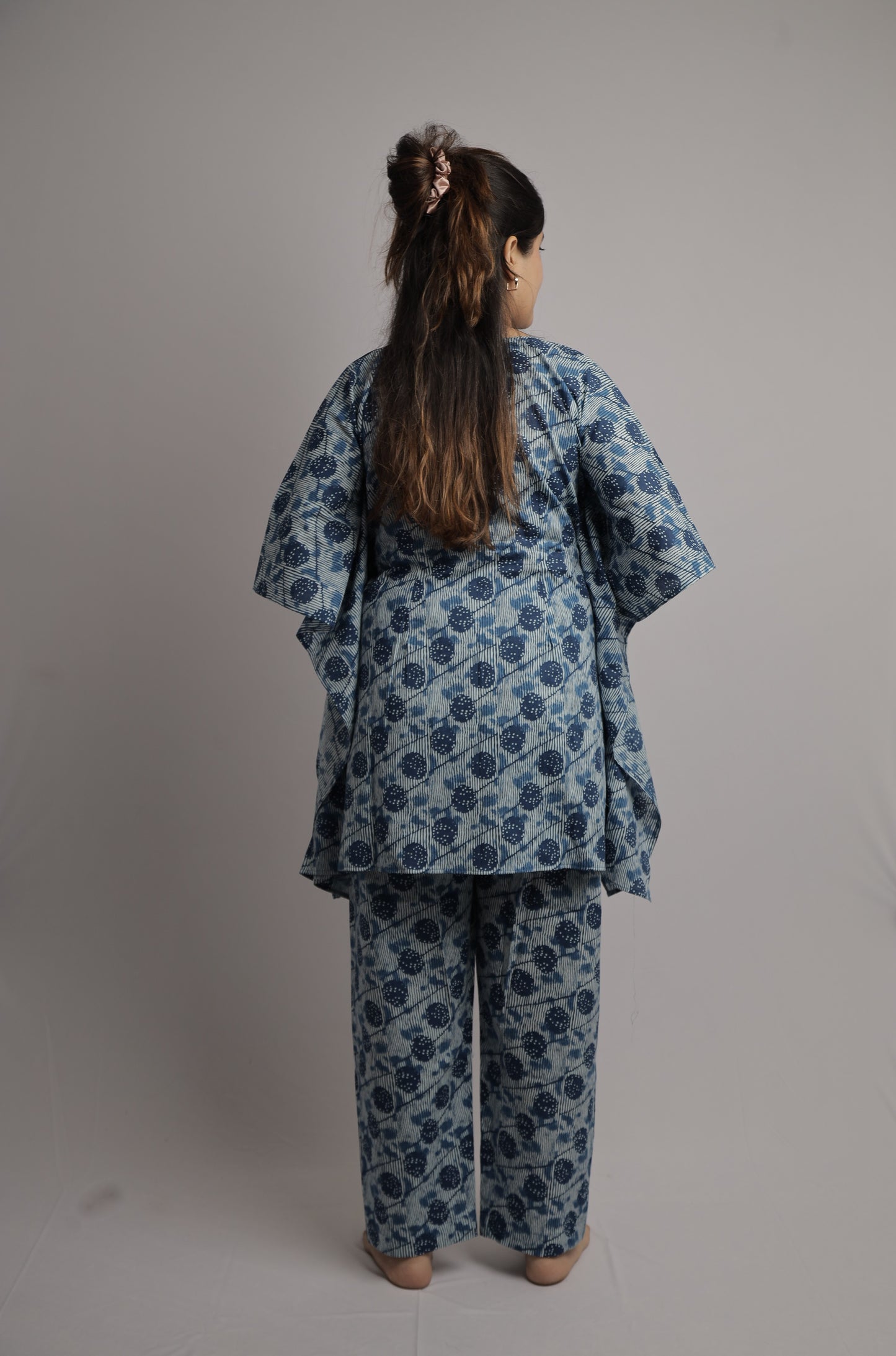 Abstract Floral Kaftan Co-ord Set
